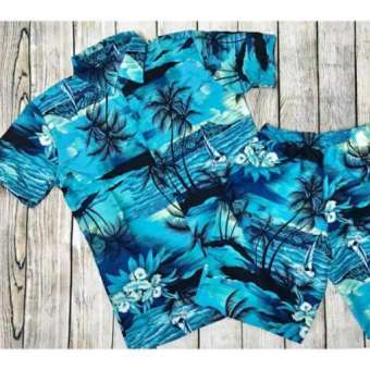 BỘ PIZAMA HOA QUẢ ĐI BIỂN