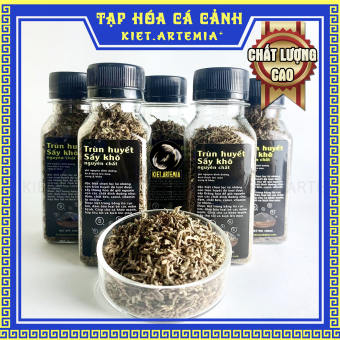 Thức ăn cá cảnh, trùng huyết, bobo cho cá, thức ăn sấy khô tiện lợi, giàu dinh dưỡng