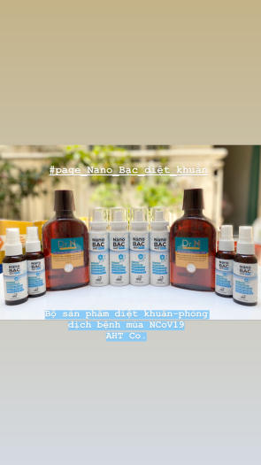 Chai xịt diệt khuẩn Nano Bạc