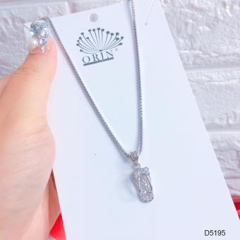 Dây chuyền nữ, dây nhỏ mặt chiếc dép đính đá thời thượng Orin D5195