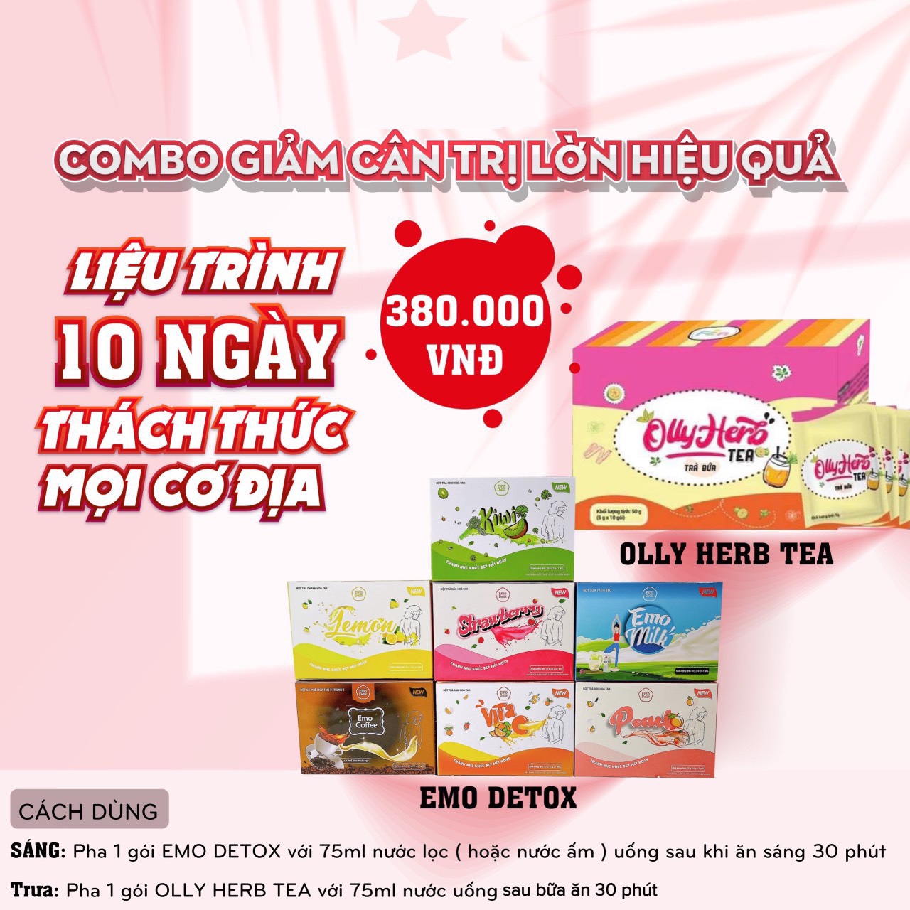 Bột Trái Cây Giảm Cân  (7Gói/1 hộp)[Freeship-Qùa Tặng]