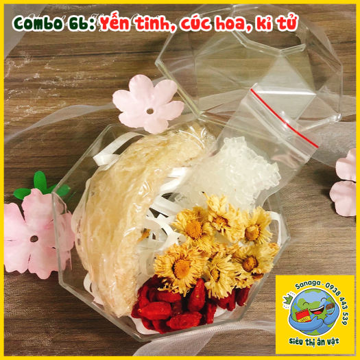 Combo Yến Tinh 4b (Saffron đường phèn) hàm lượng dinh dưỡng cao nguyên liệu cao cấp thiết kể nhỏ gọn