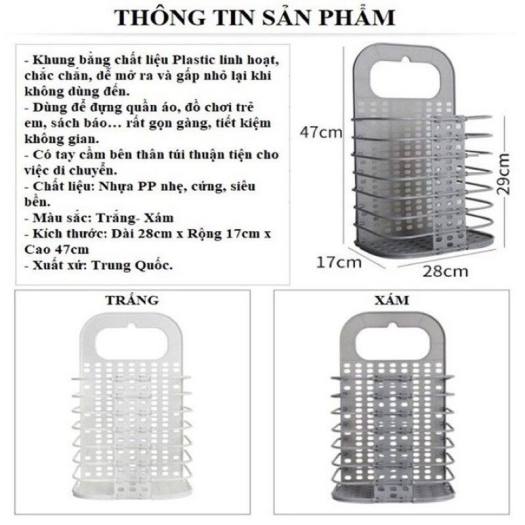 Giỏ đựng quần áo,đựng đồ gấp gọn thông minh