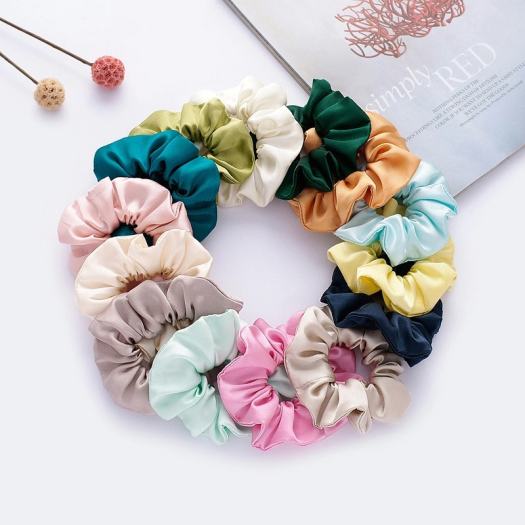 Dây Buộc Tóc Scrunchies Nhung Nhiều Màu cute dễ thương Hàn Quốc CT9