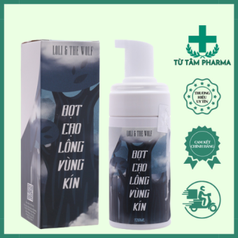 Bọt cạo lông vùng kín dành cho nam và nữ chai 120ml - LOLI & THE WOLF - Từ Tâm Pharma
