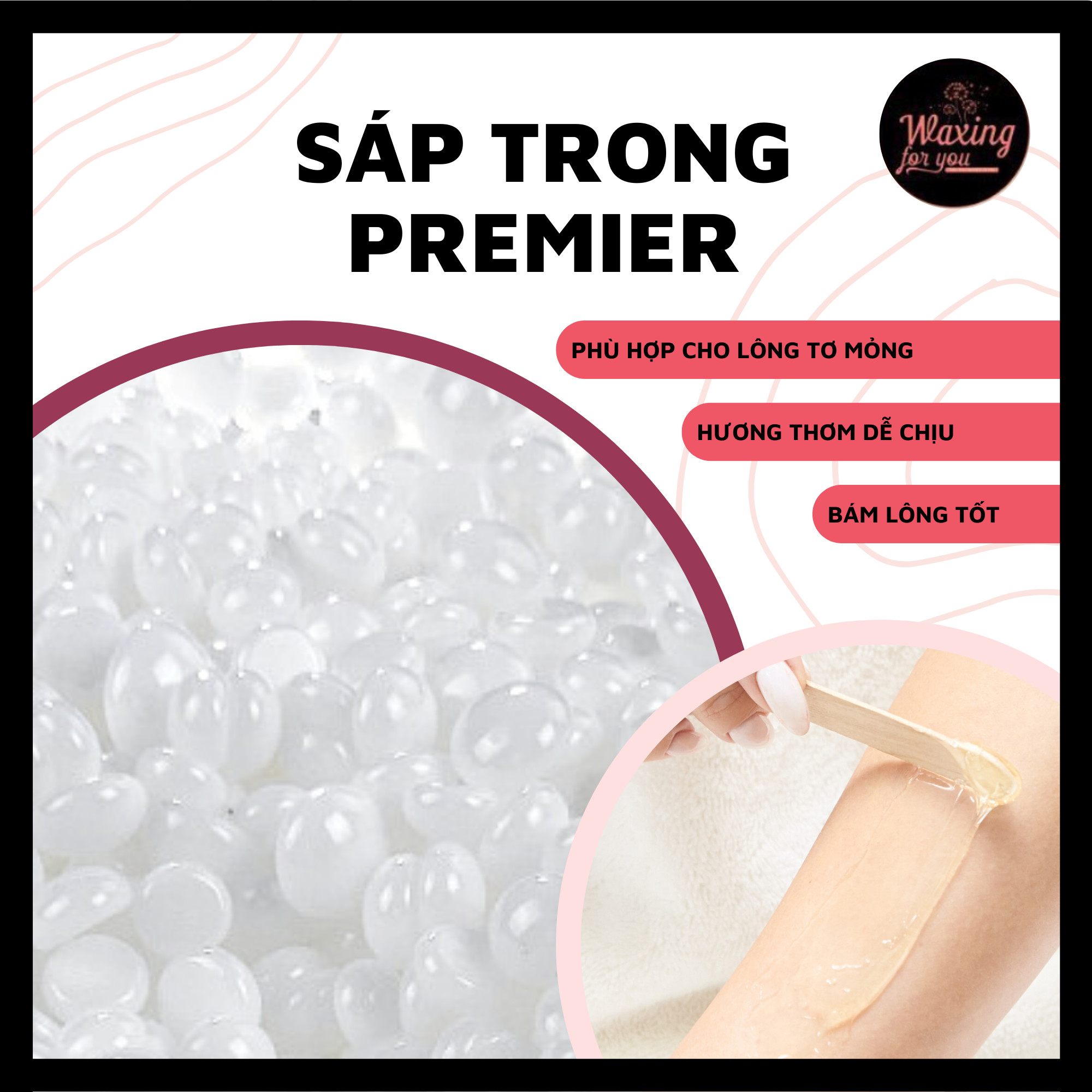 100g SÁP WAX LÔNG STARSOFT TRONG SUỐT CAO CẤP STARPIL