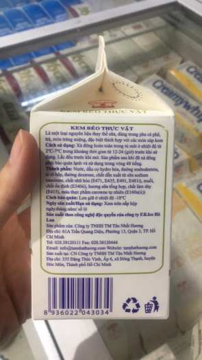 (KO GIAO KHÁCH MIỀN TRUNG +NAMKem béo thực vật Rich lùn Nhất Hương 500g