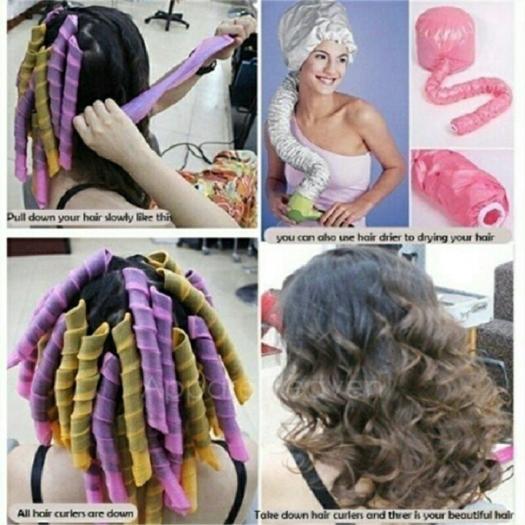 Bộ uốn tóc không dùng nhiệt - Lô tóc gợn sóng - Lô uốn tóc Curlformer - Lô cuốn tóc xoăn