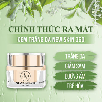 Kem new skin 360 dưỡng da trắng sáng S-White 30gr ( Mẫu mới 2022)