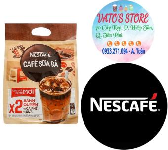 Combo 5 bịch Cà phê hòa tan NESCAFÉ cà phê sữa đá (Bịch 25 gói x 20g) / Cafe hòa tan NESCAFE cà phê sữa đá 500g