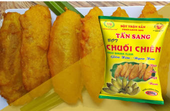 Bột chuối chiên giòn TẤN SANG 250g