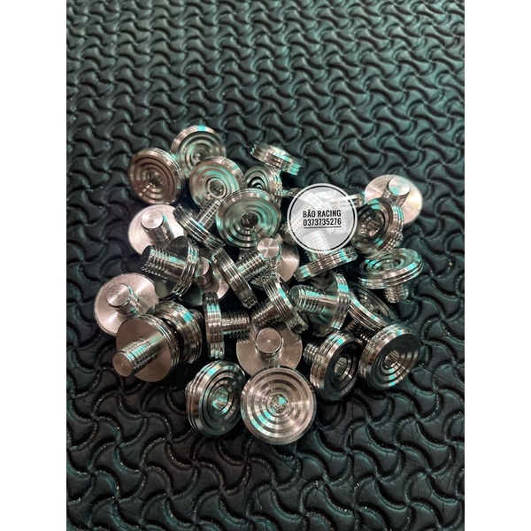 Ốc inox salaya 10li10 mẩu Thái lớn gắn chân kính xe máy răng Thuận