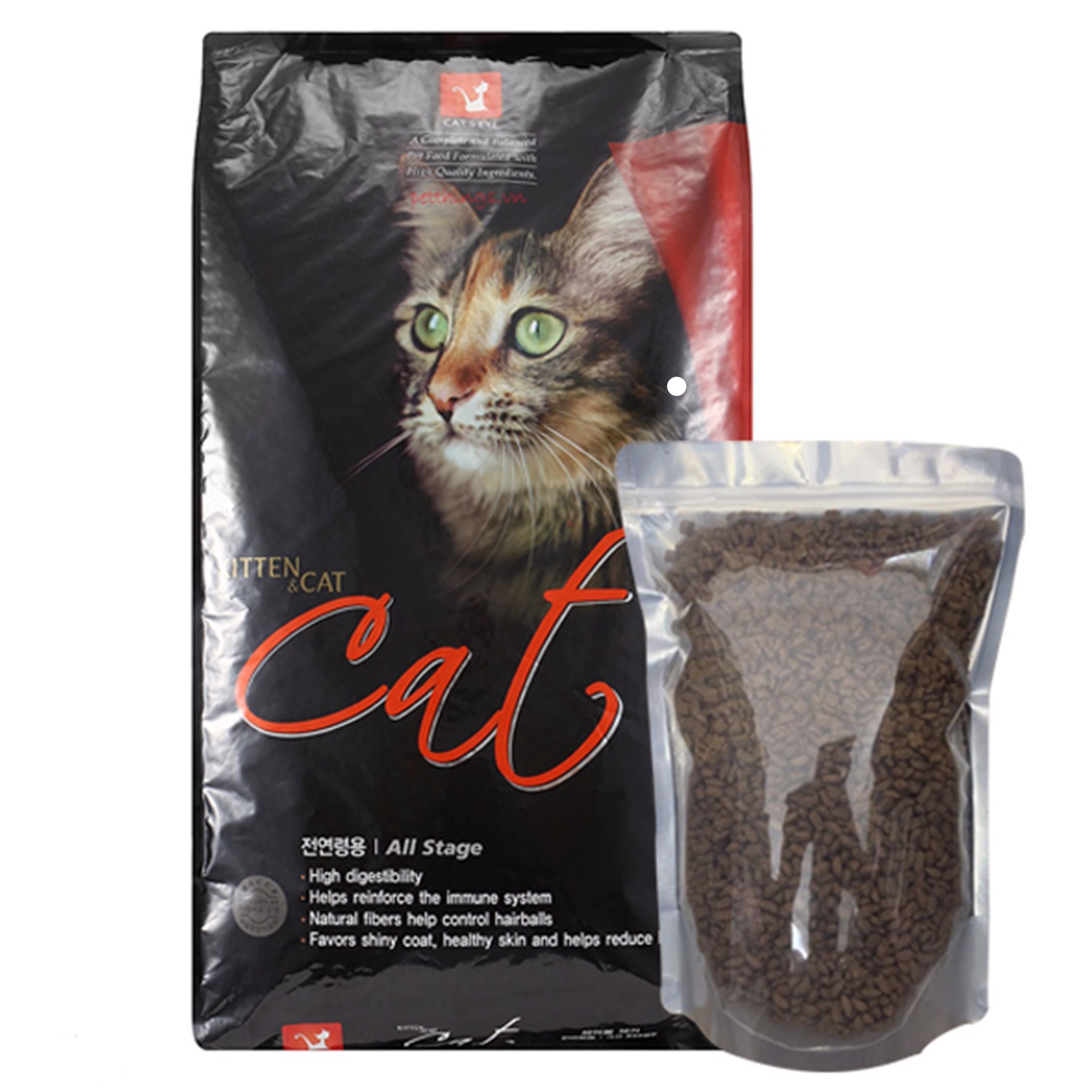 [GIẢM ĐẾN 20% Ở XU] [1KG] hạt khô Cat’s Eye cho mèo Hàn Quốc