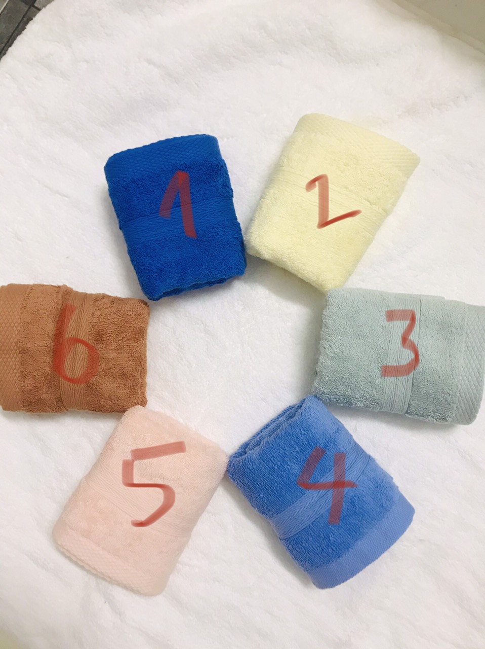 Combo 10 khan mat 30x50cm 100% chất cotton thấm hút tốt