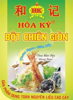 BỘT CHIÊN GIÒN HÒA KÝ 1Kg, dùng được cho các món chiên gà, cá, tôm, mực, chả và các loại rau củ