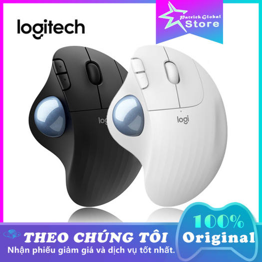 Chuột không dây Logitech ERGO M575 Trackball Chuột công thái học 5 nút ...