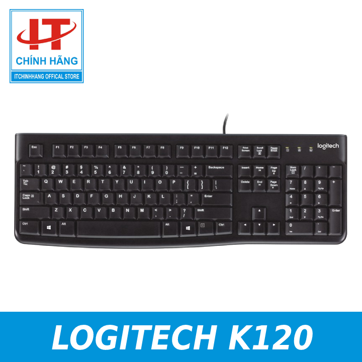 Bàn Phím LOGITECH K120 - Hàng Chính Hãng
