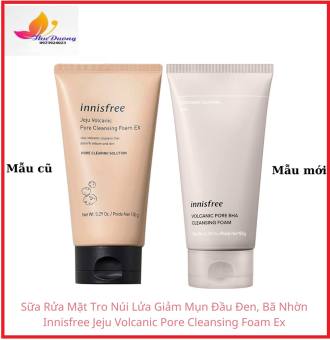 Sữa Rửa Mặt Kiểm Soát Nhờn tro đá núi lửa Innisfree Volcanic Pore Cleansing Foam 2019