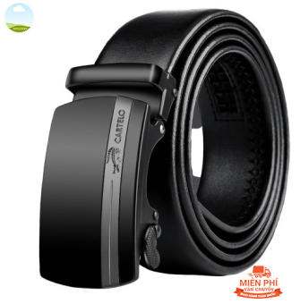 DÂY LƯNG DA THẬT CHÍNH HÃNG-Thắt lưng nam da thật, dây nịt nam da bò, dây nịt nam da thật, dây lưng nam da bò, dây lưng nam da thật, thắt lưng nam da bò cao cấp, dây lưng da nam dây nịt da nam CARTELO rộng 35mm khóa tự động - MYGOOD