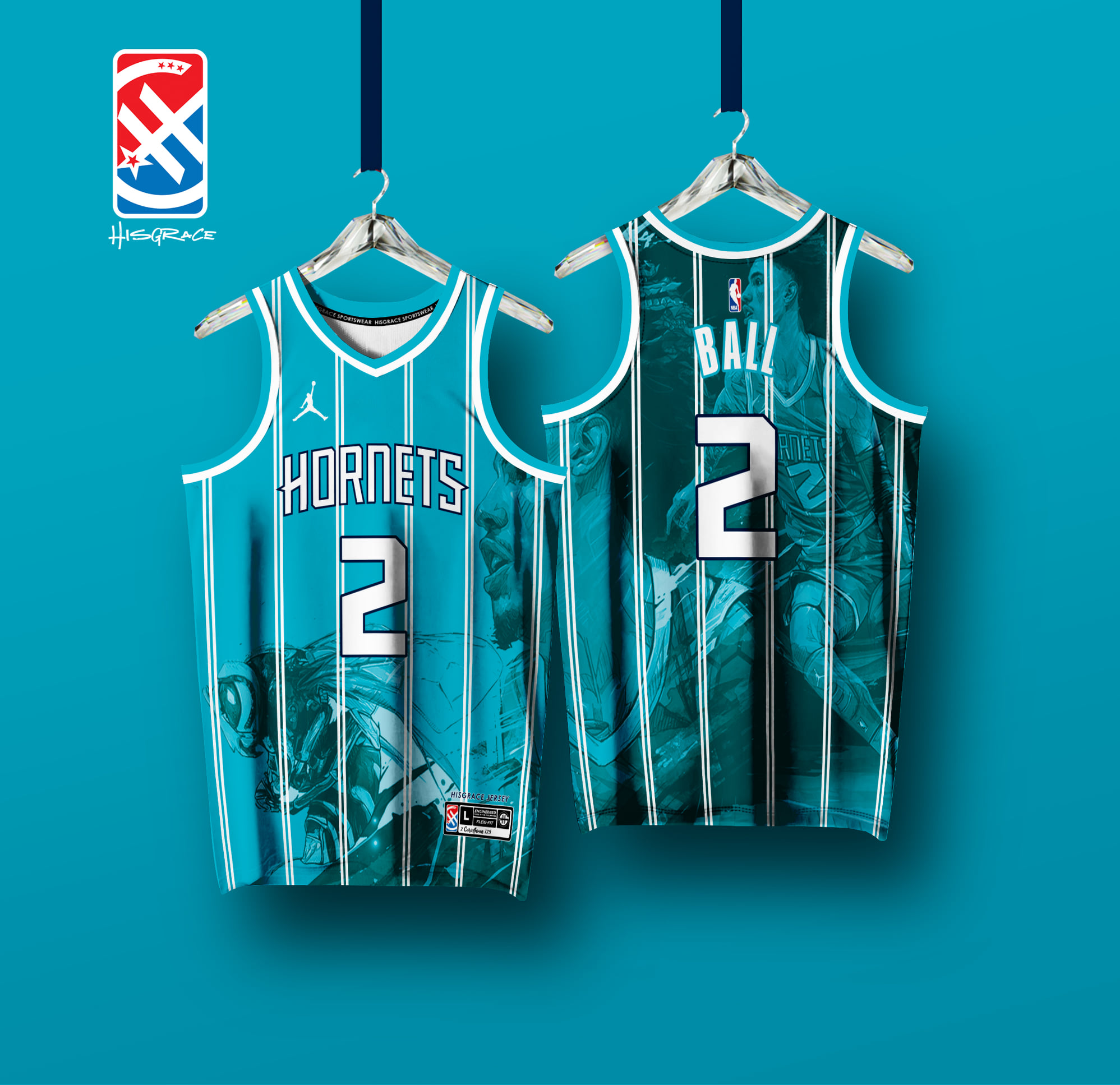 2022 CHARLLOTE HORNETS x HG CONCEPT JERSEY