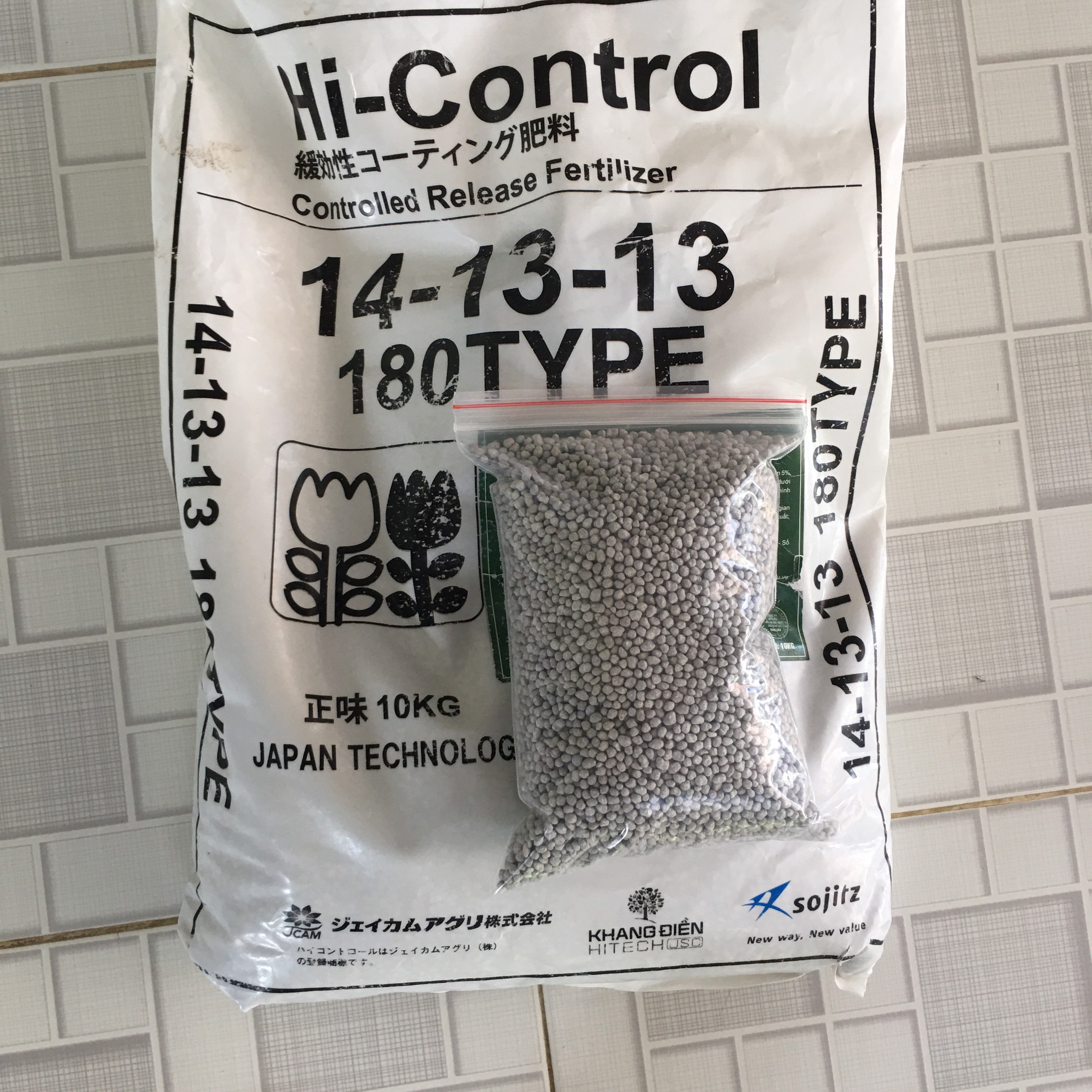 Phân chì tan chậm nhật bản hi-control 14-13-13