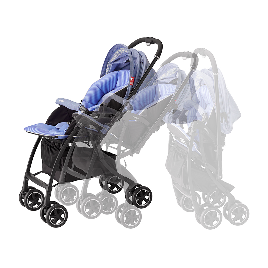 Xe đẩy trẻ em Aprica Luxuna Comfort XVII 6CJ97PSBHK (Pastel Blue):5129