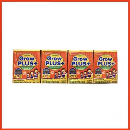 Sữa bột pha sẵn Nuti grow plus đỏ 110ml 1 lốc Date mới