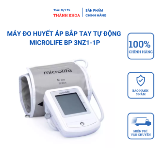 Máy Đo Huyết Áp Bắp Tay Tự Động Microlife BP 3NZ1-1P