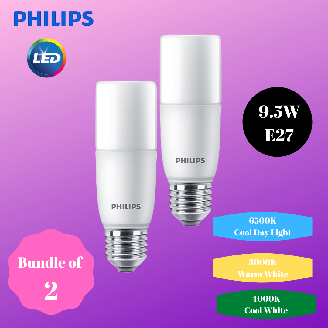 Philips MyCare LED E27/E14 DL Stick - Daylight, Cool White, Warm White