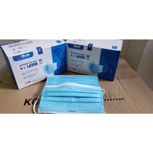 Hộp 50 cái khẩu trang y tế 4 lớp H - mask Loại 1 đạt tiêu chuẩn