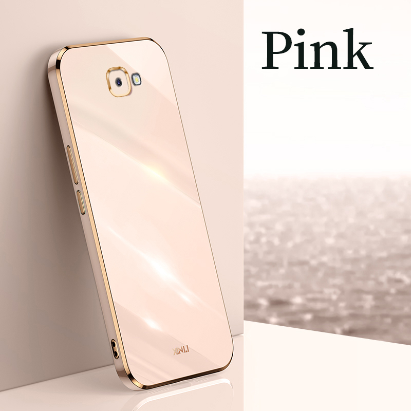 YBD Ốp Điện Thoại Mạ Cho Samsung Galaxy J6 Plus J6 + J7 Prime J4 Plus J4 + J2 Prime Ốp Bảo Vệ Máy Ản