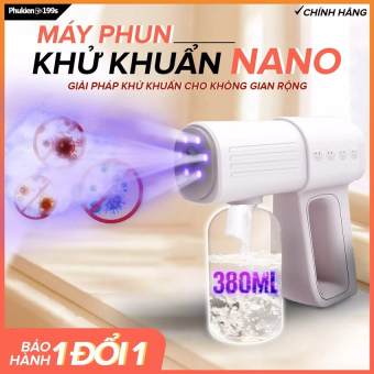 Súng Xịt Khử Khuẩn cầm tay Nano K6X, Tích Hợp 6 đèn UV diệt 99% vi khuẩn Máy Phun Khử Khuẩn Xịt Diệt Virus Chống Vi Khuẩn, được bán tại GIA DỤNG MINH PHÁT.
