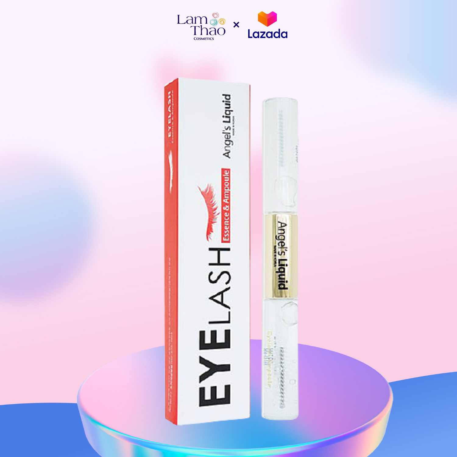 Tinh Chất Dưỡng Mi 2 Đầu Dày và Dài mi Angel's Liquid Eyelash Essence & Ampoule 10ml