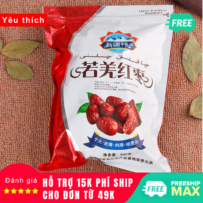 Táo đỏ khô tân cương dùng nấu chè, nấu canh