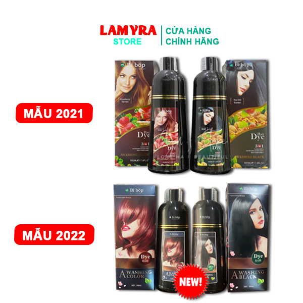 Dầu gội phủ bạc bibop collagen màu đen nhật bản mới nhất 2022 . dầu gội nhuộm thảo dược chính hãng lamyra