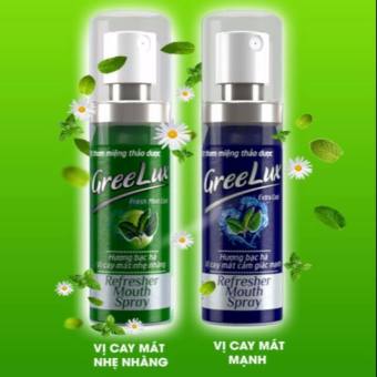 Xịt Thơm Miệng Thảo Dược GreeLux, Xịt Họng Thơm Miệng 12ml