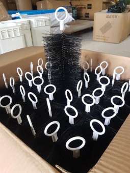 Chổi lọc hồ cá Koi - 120cm - đen - Chổi lọc cá Koi Hoàng Long - Chổi siêu bền, siêu tiết kiệm