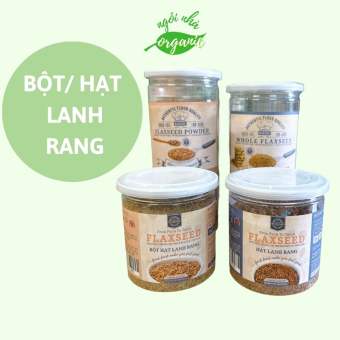 Hạt lanh nâu và bột hạt lanh nâu rang 500g Flax Seed Powder
