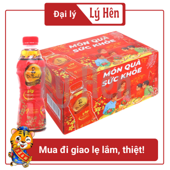 Thùng 24 Chai Trà Thảo Mộc Dr. Thanh Tea Thanh Lọc Giải Nhiệt Chai Nhựa 455ml - 330ml PEP Date Luôn Mới