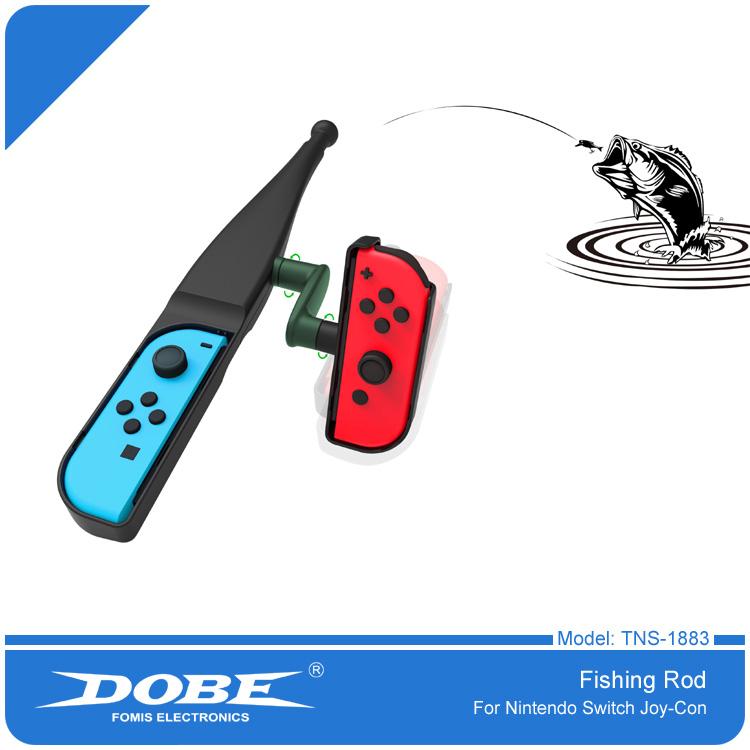 Fishing Game Accessories NS Fishing Rod for Nintendo Switch Joy Con  Controller