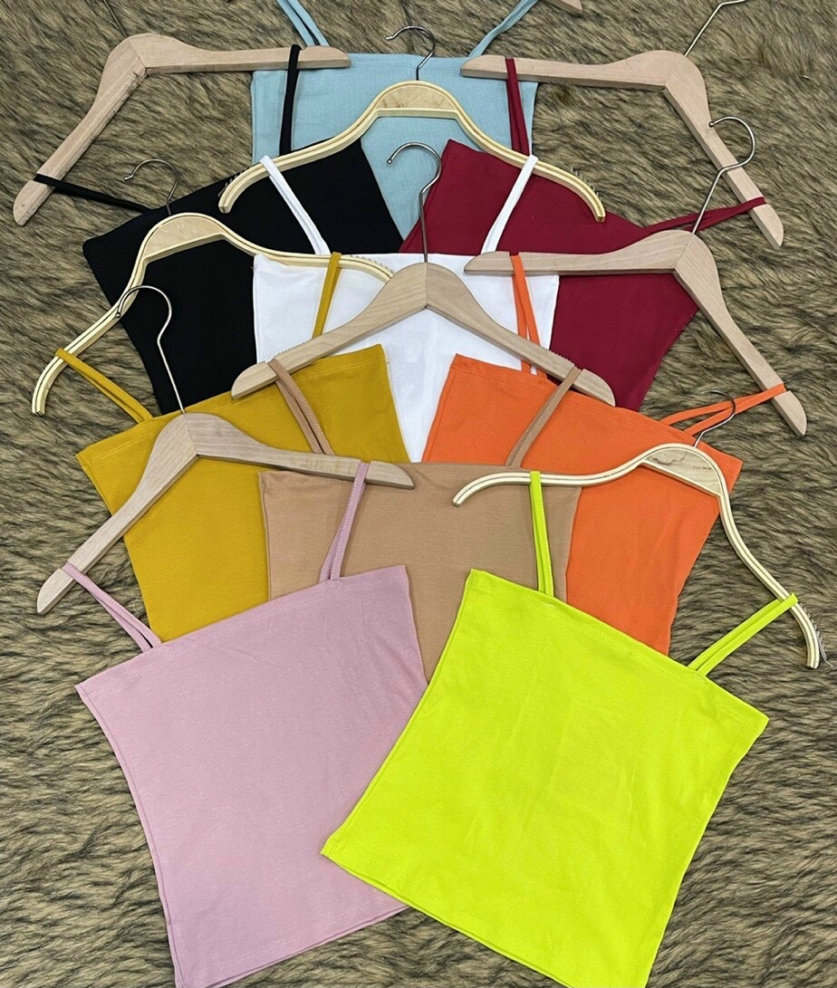 Áo thun 2 dây crotop cotton loại 1