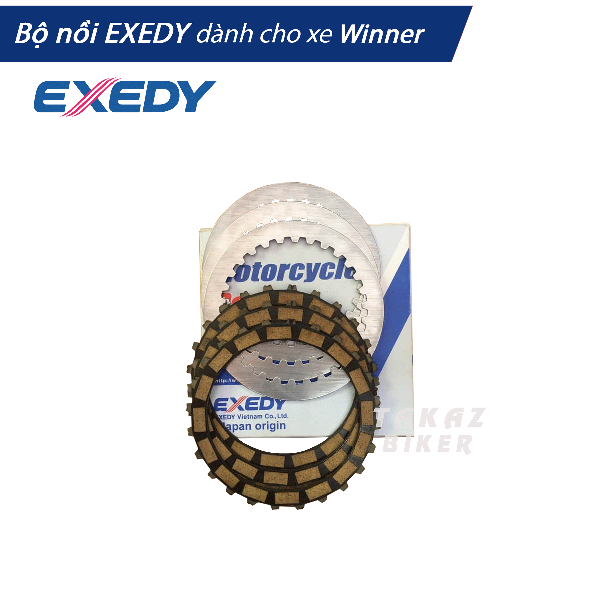 [HCM][ Winner ] Lá Bố và Lá Sắt Nồi EXEDY Dùng Cho Xe Honda WInner 150cc