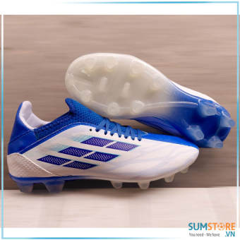 Giày Đá Banh Xspeed Cổ Cao FG Trắng Bích - Giày Đá Sân Cỏ Tự nhiên