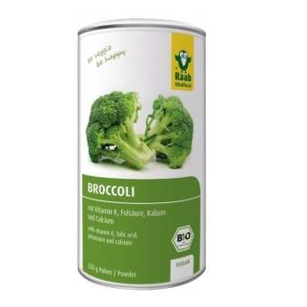 Bột cải súp lơ (bông cải xanh) hữu cơ 230gr - Raab