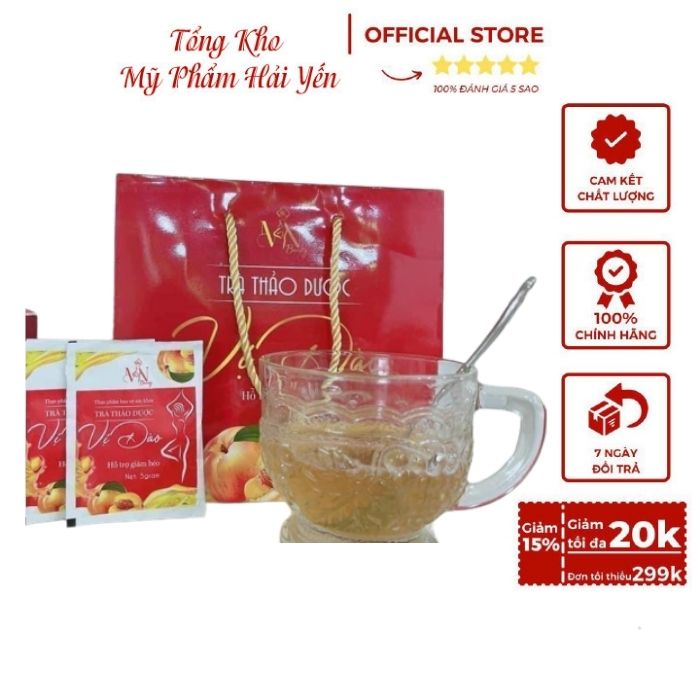 Trà giảm cân vị đào đông anh collagen x3 mn group _ hương vị tự nhiên - dễ uống