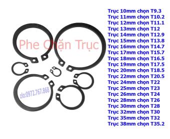 Phe chặn trục (vui lòng đọc mô tả để chọn đúng kích cỡ phe chặn)