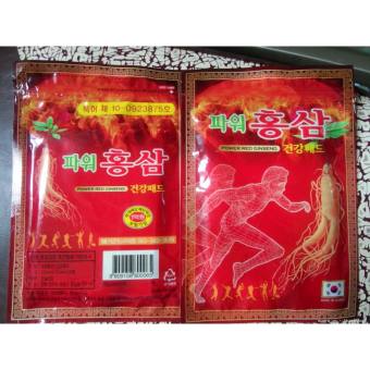 Cao dán hồng sâm Hàn Quốc Bịch đỏ 20 miếng dán
