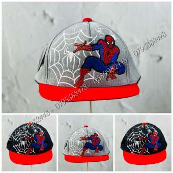 nón kết hiphop - mũ hiphop mỏ bằng Snackpack con nhện 🕷 phối màu 1tuổi đến 5t