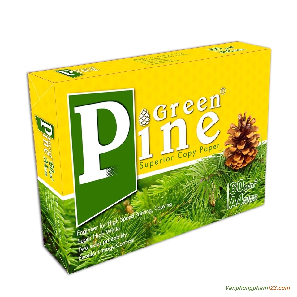 Giấy in green pine a4