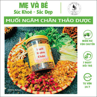 Muối ngâm chân thảo dược ,Thảo dược ngâm chân